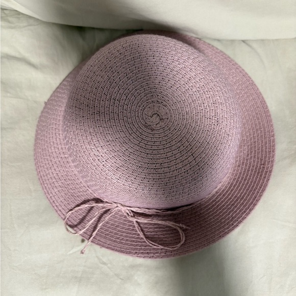 D&Y Purple Pink Women's‎ Paper Straw Cloche Hat - Picture 4 of 6